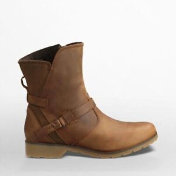 Teva De La Vina Low Bison Ankle Leather Boots - Picture 3 of 7